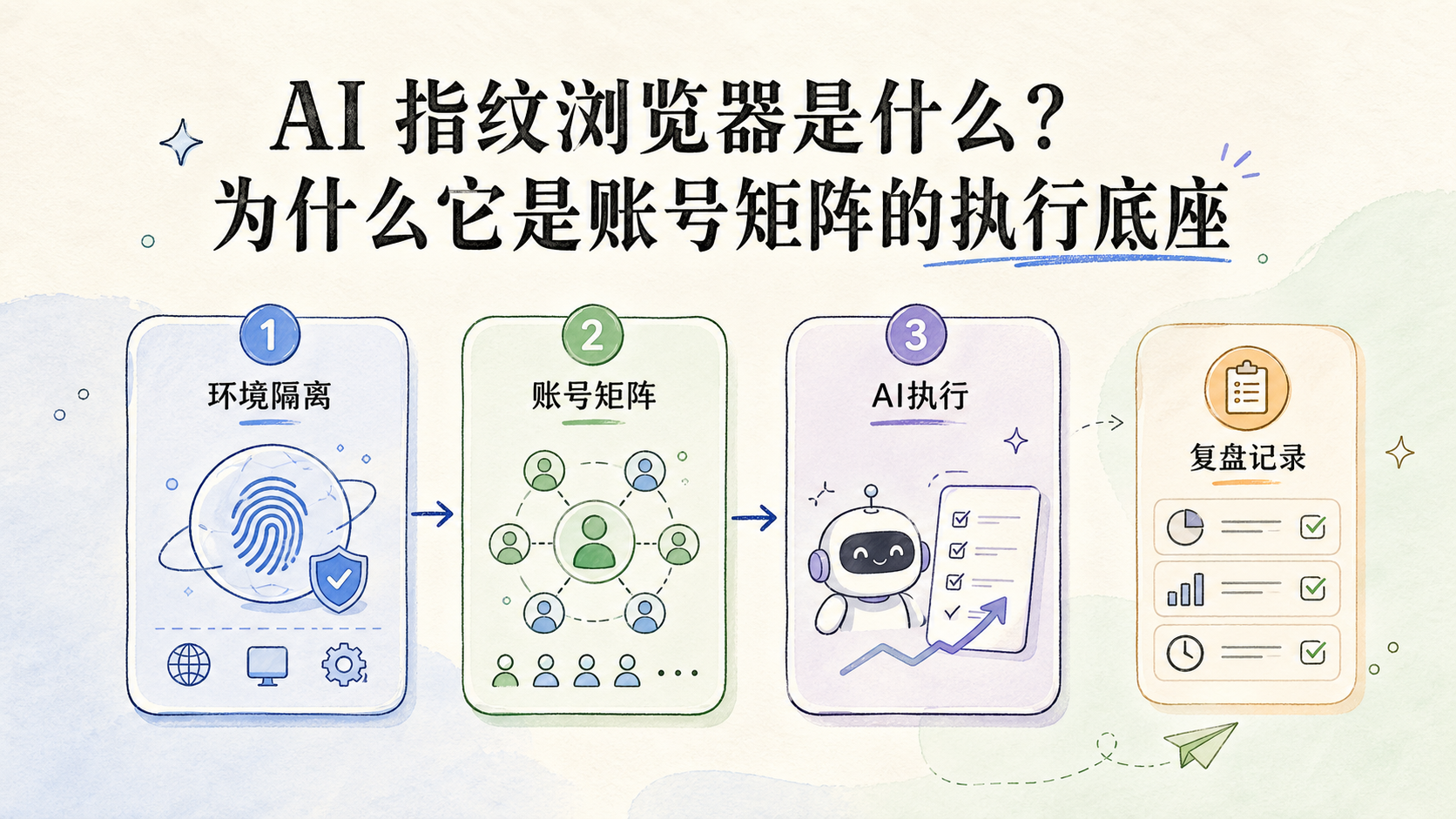 Cover illustration for AI 指纹浏览器