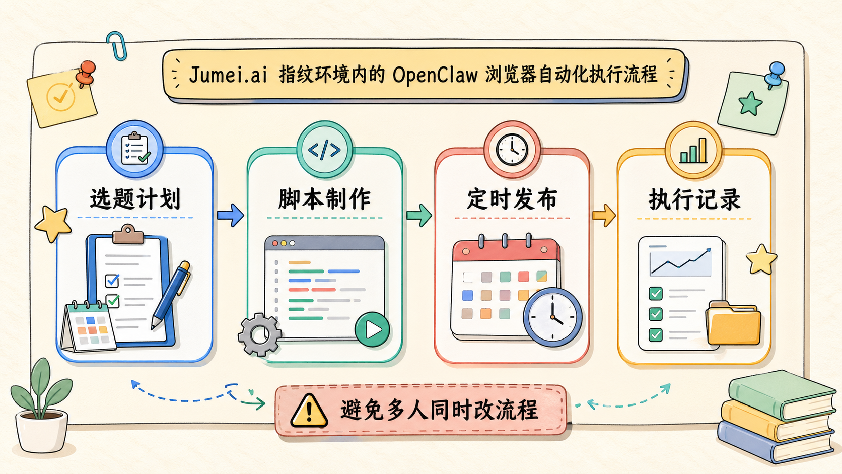 Part 2 explanatory illustration showing 开始前先把前置条件对齐：OpenClaw 指纹浏览器接入前检查