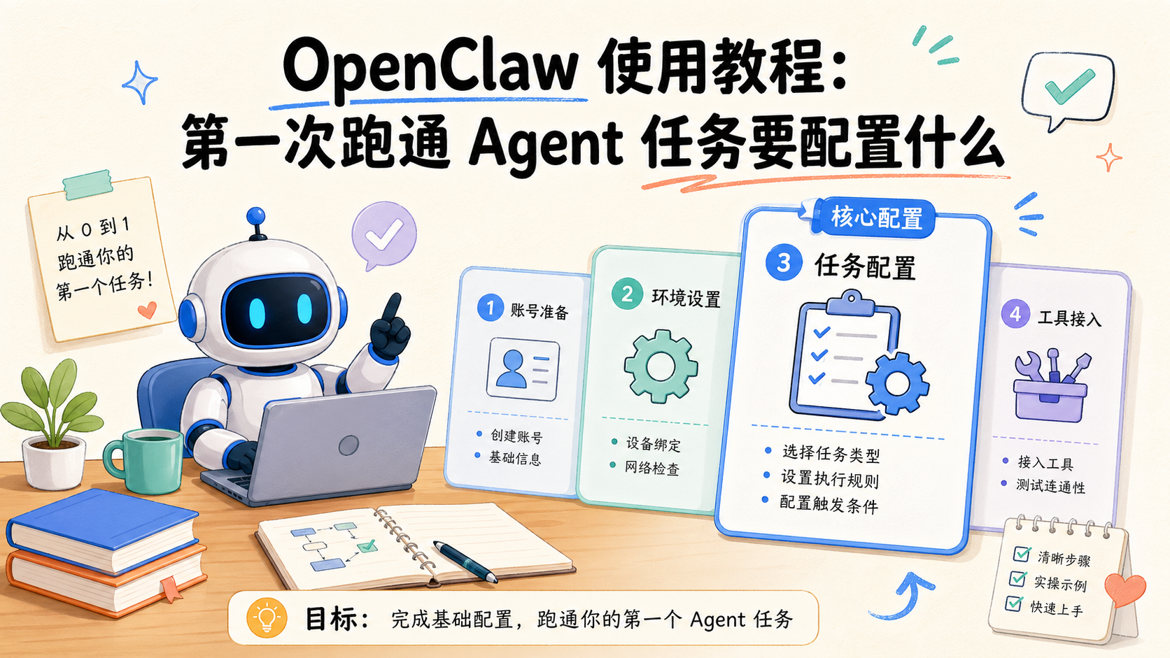 Cover illustration for OpenClaw 使用教程