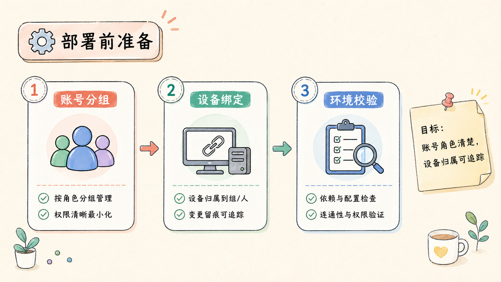 Part 1 explanatory illustration showing OpenClaw Docker 部署先用一句话讲清楚是什么