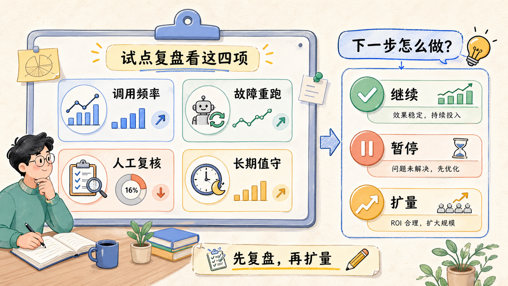 Part 3 explanatory illustration showing 先用一句话讲清楚 OpenClaw 多少钱？模型成本、服务器和团队运维成本拆解