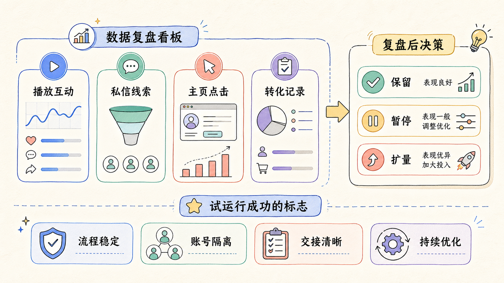 Part 3 explanatory illustration showing 先把前置条件对齐：海外社媒矩阵获客不能只看账号数