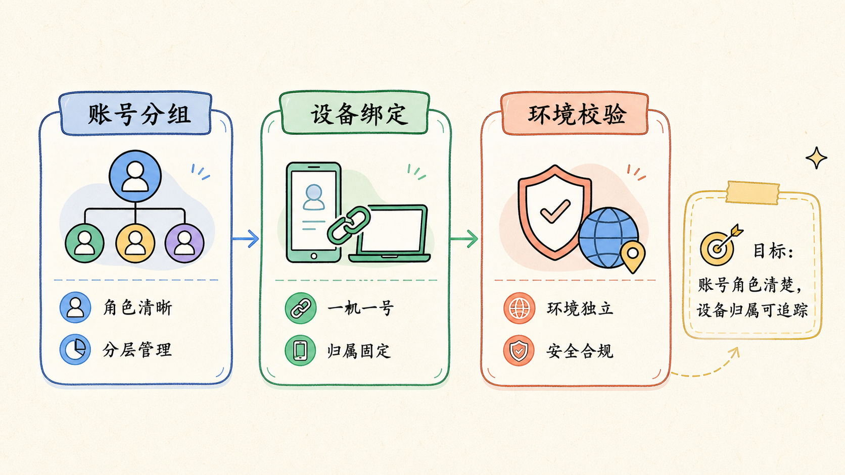 Part 1 explanatory illustration showing 先把前置条件对齐：矩阵营销不是先堆账号