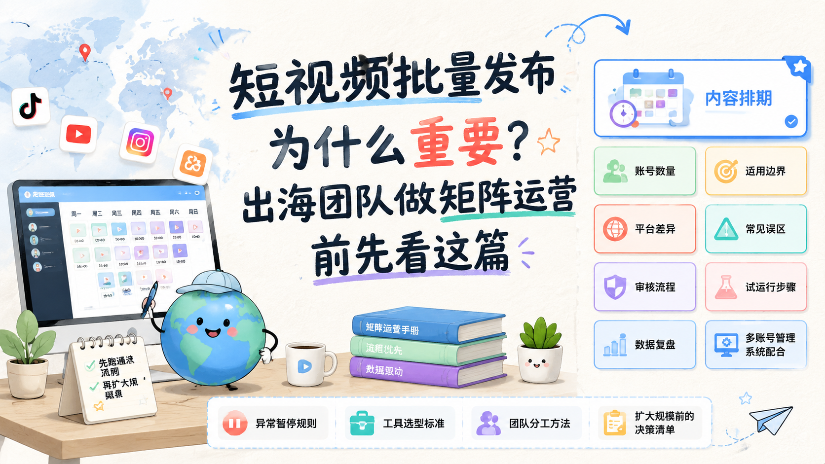 Cover illustration for 短视频批量发布
