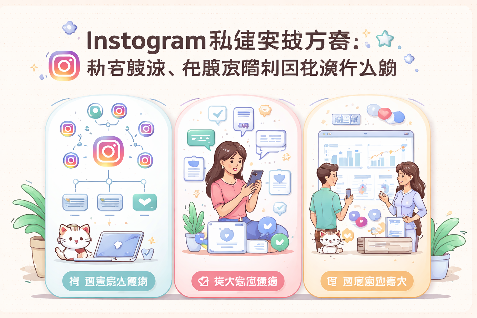 Cover illustration for Instagram 私信