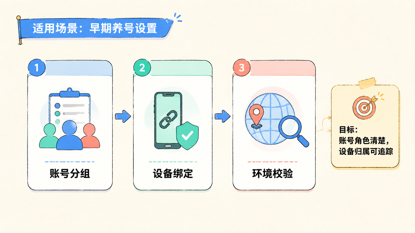 Part 1 explanatory illustration showing TK养号落地方案适合哪些场景