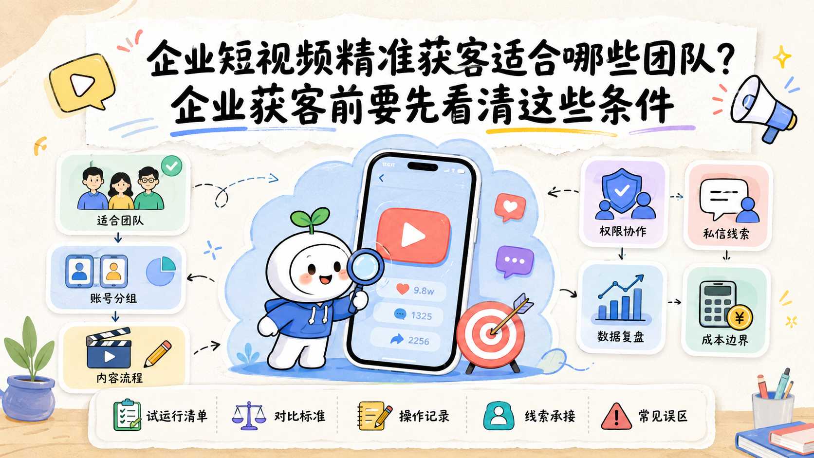 Cover illustration for 企业短视频精准获客