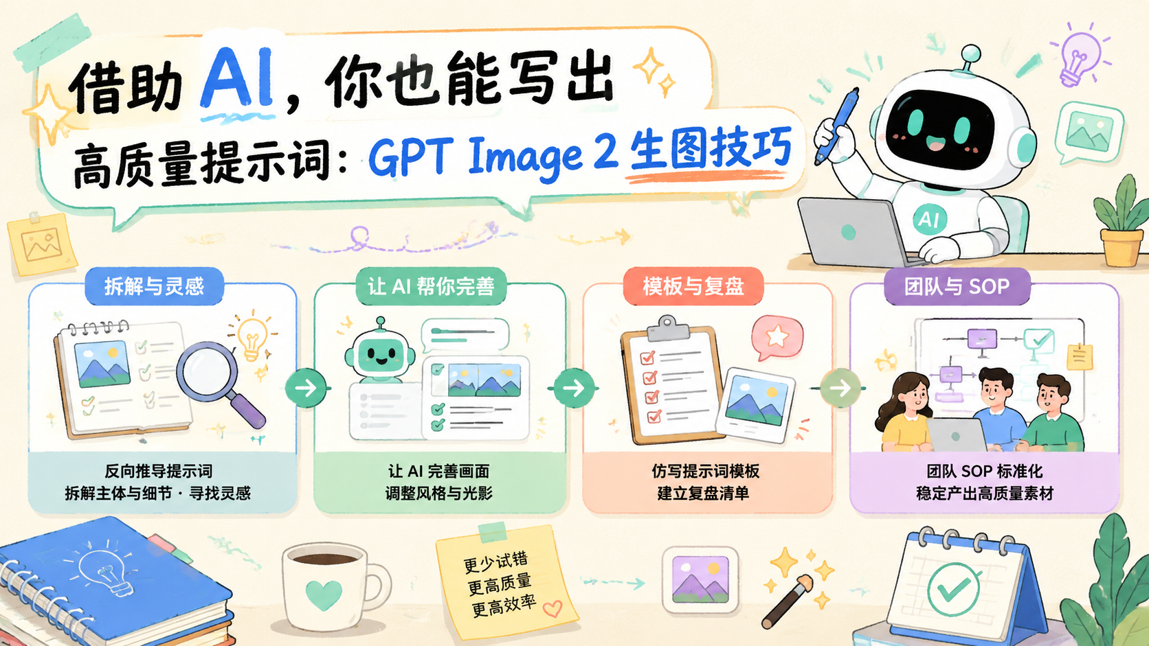 Cover illustration for GPT Image 2 生图技巧