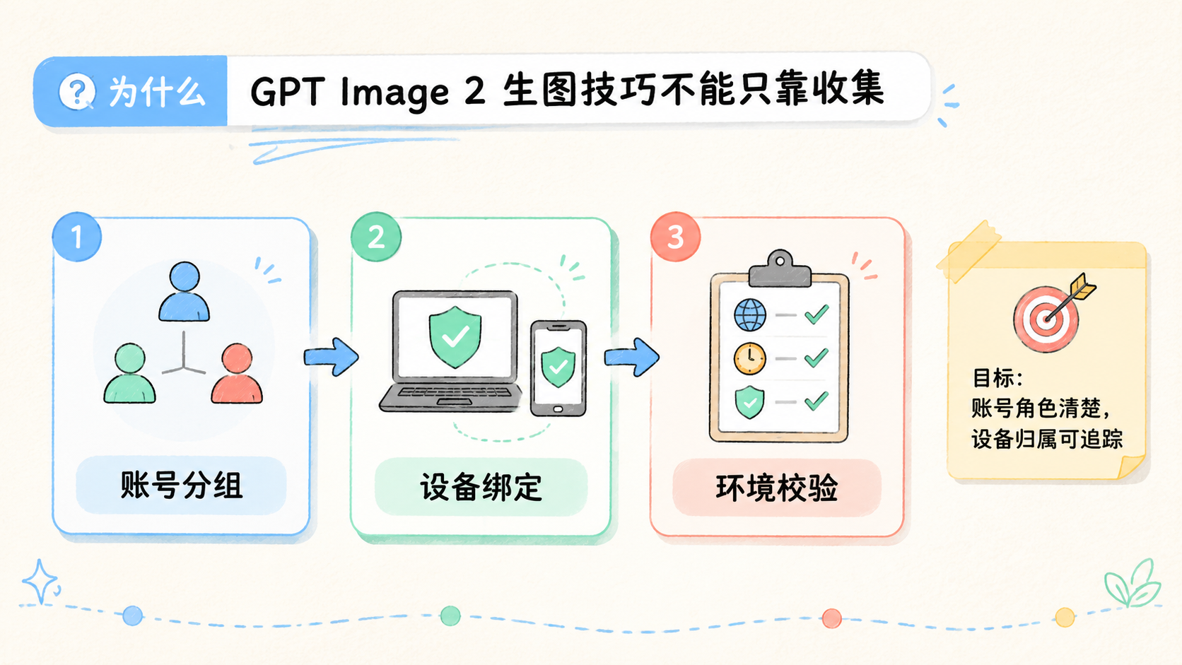 Part 1 explanatory illustration showing 为什么 GPT Image 2 生图技巧不能只靠收集