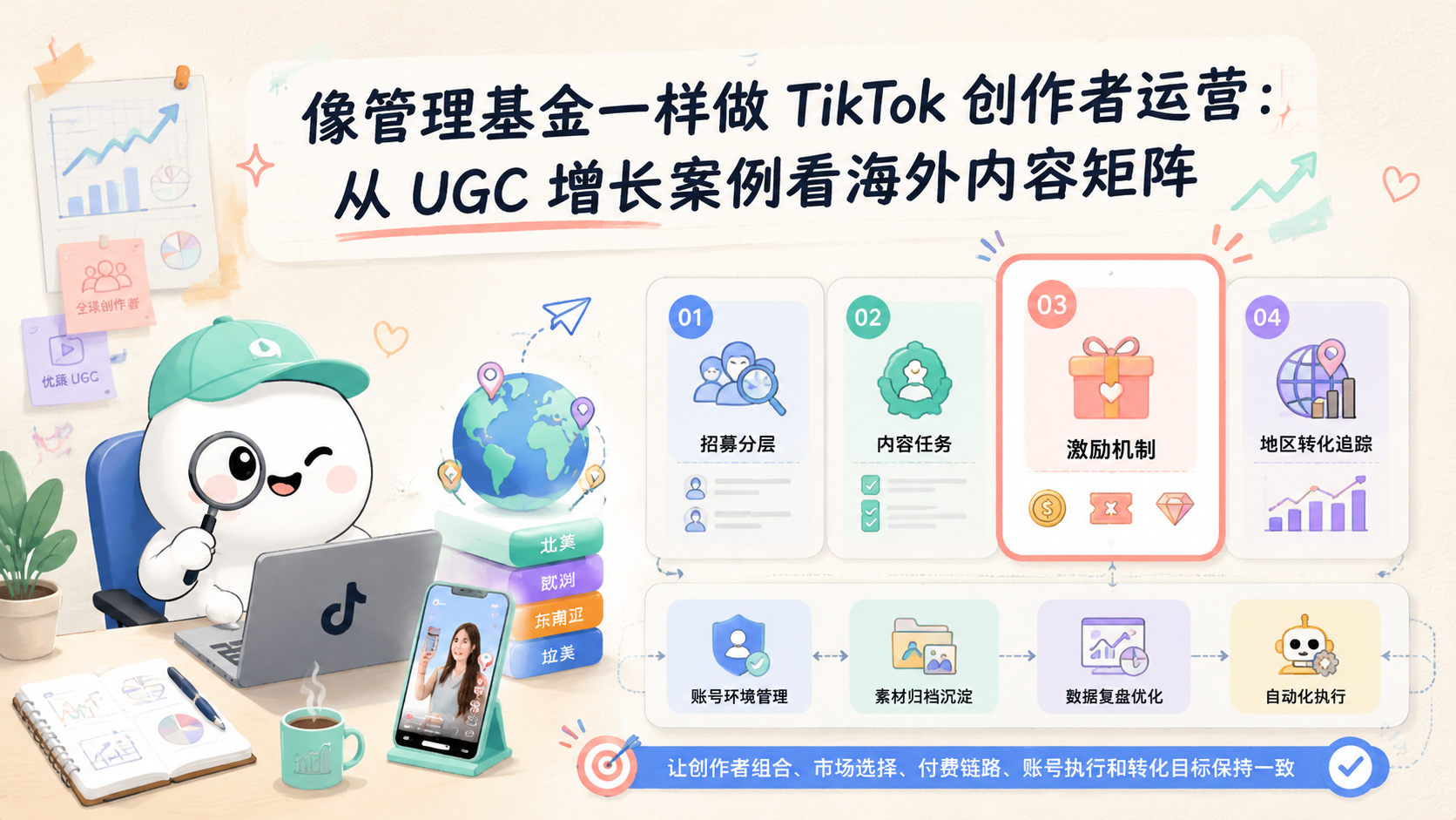 Cover illustration for TikTok 创作者运营