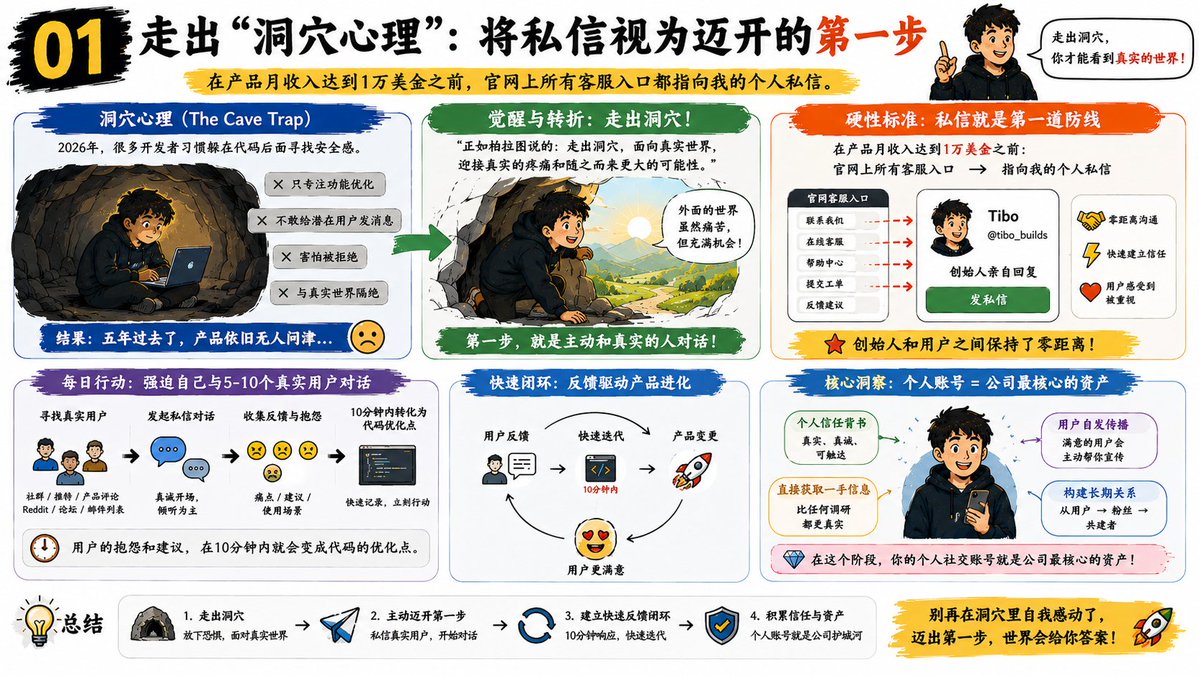 创始人私信和用户对话成为早期增长入口