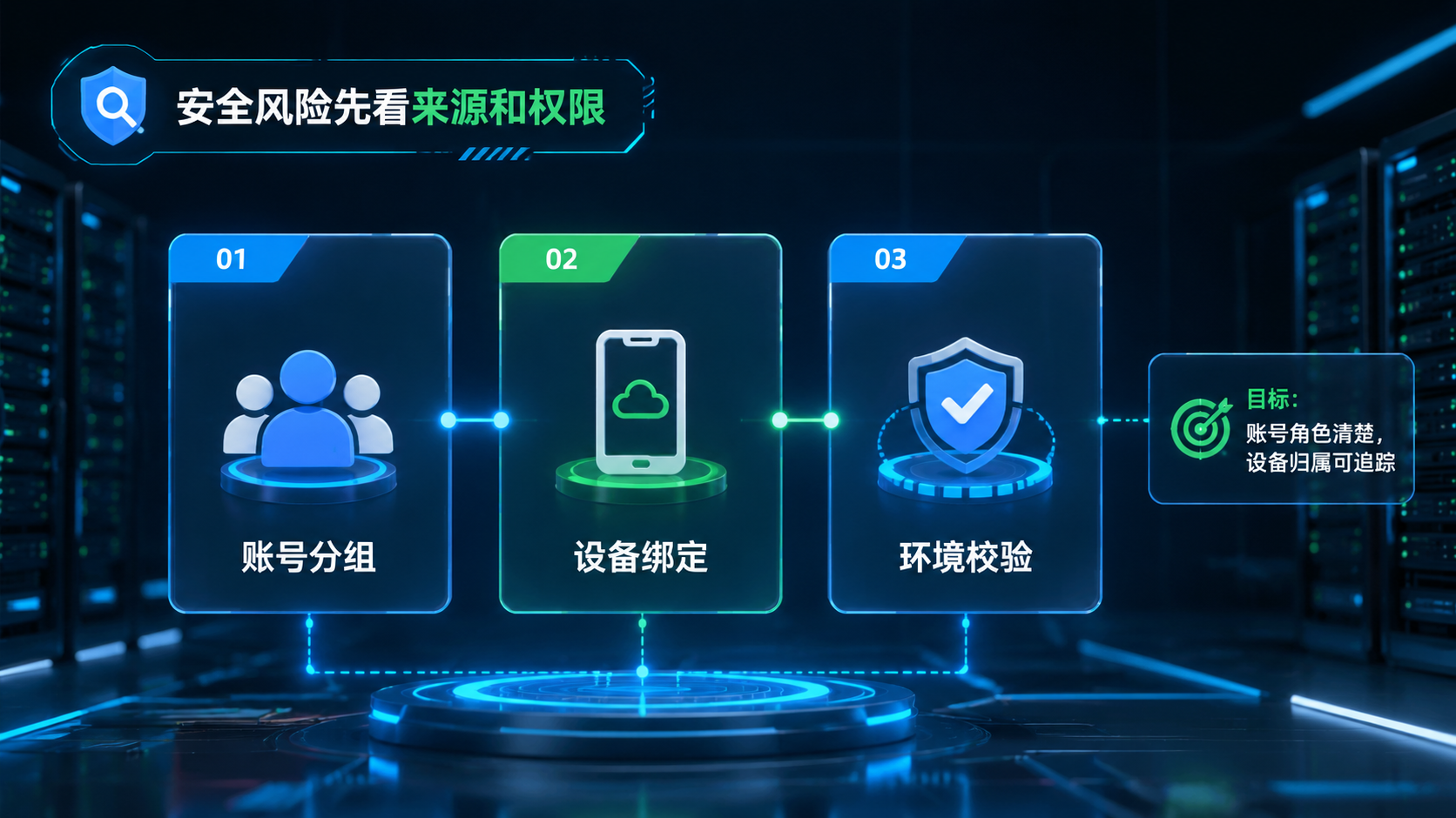 Part 1 explanatory illustration showing OpenClaw 安全风险先看来源和权限