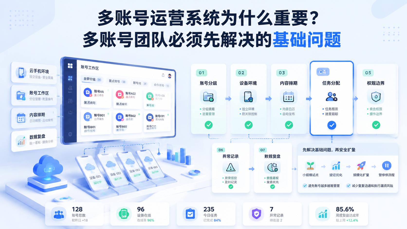Cover illustration for 多账号运营系统