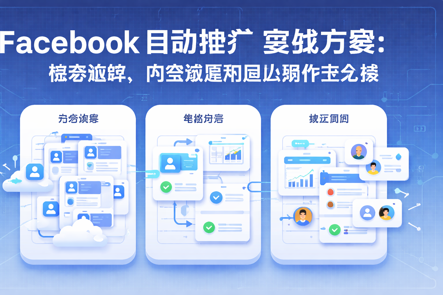 Cover illustration for Facebook 自动推广