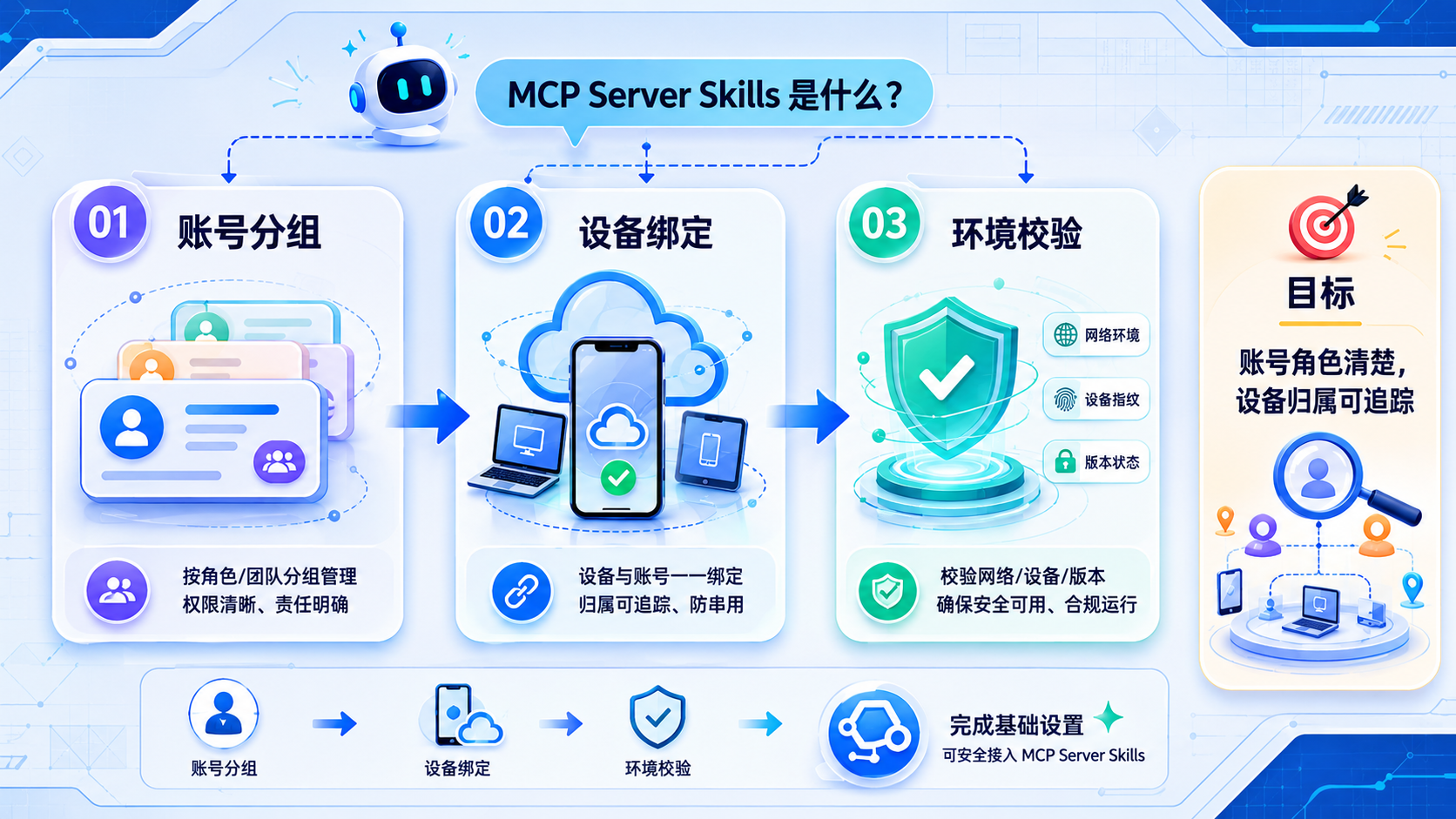 Part 1 explanatory illustration showing MCP Server Skills 到底是什么