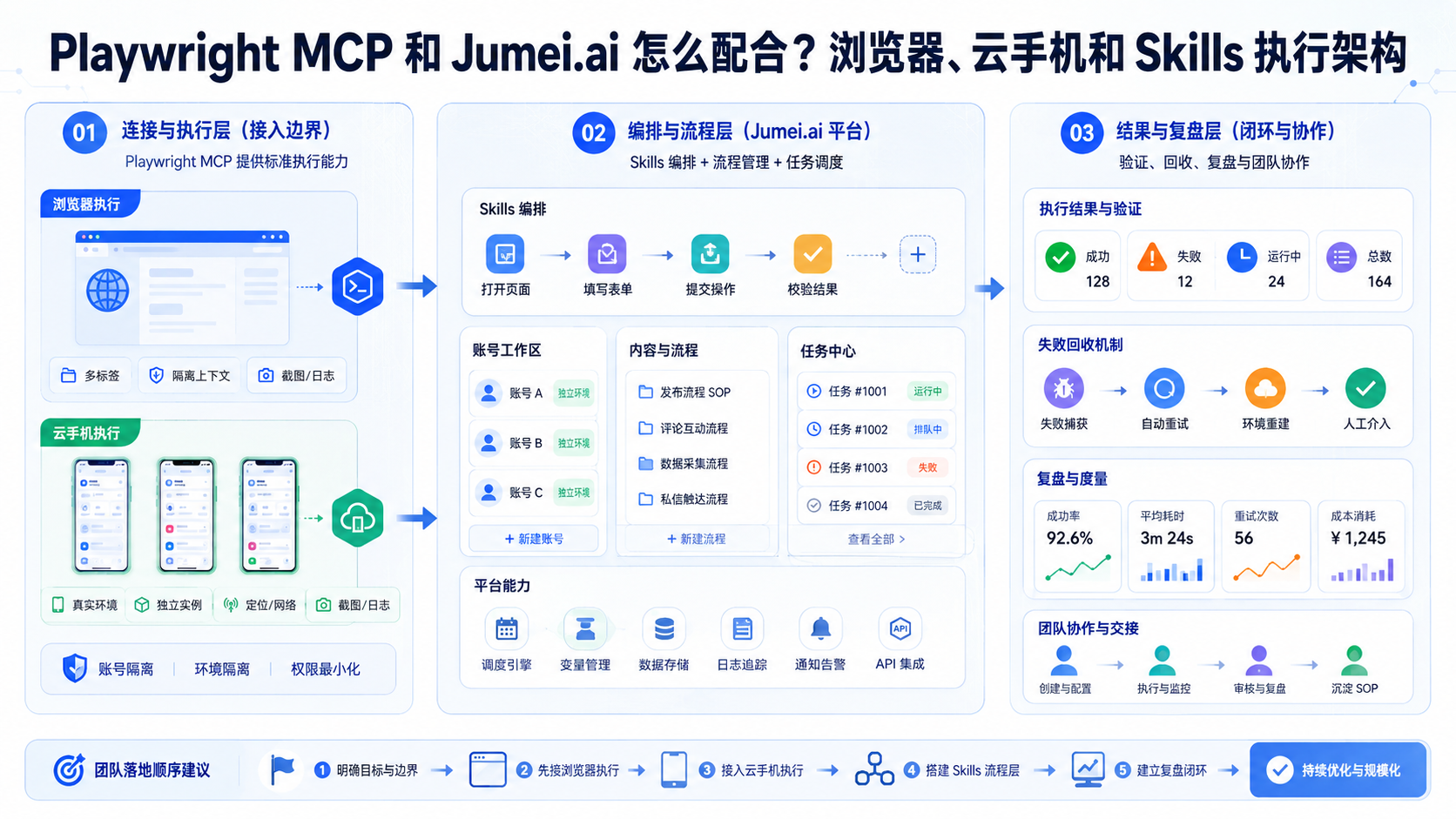 Cover illustration for Playwright MCP 和 Jumei.ai 怎么配合