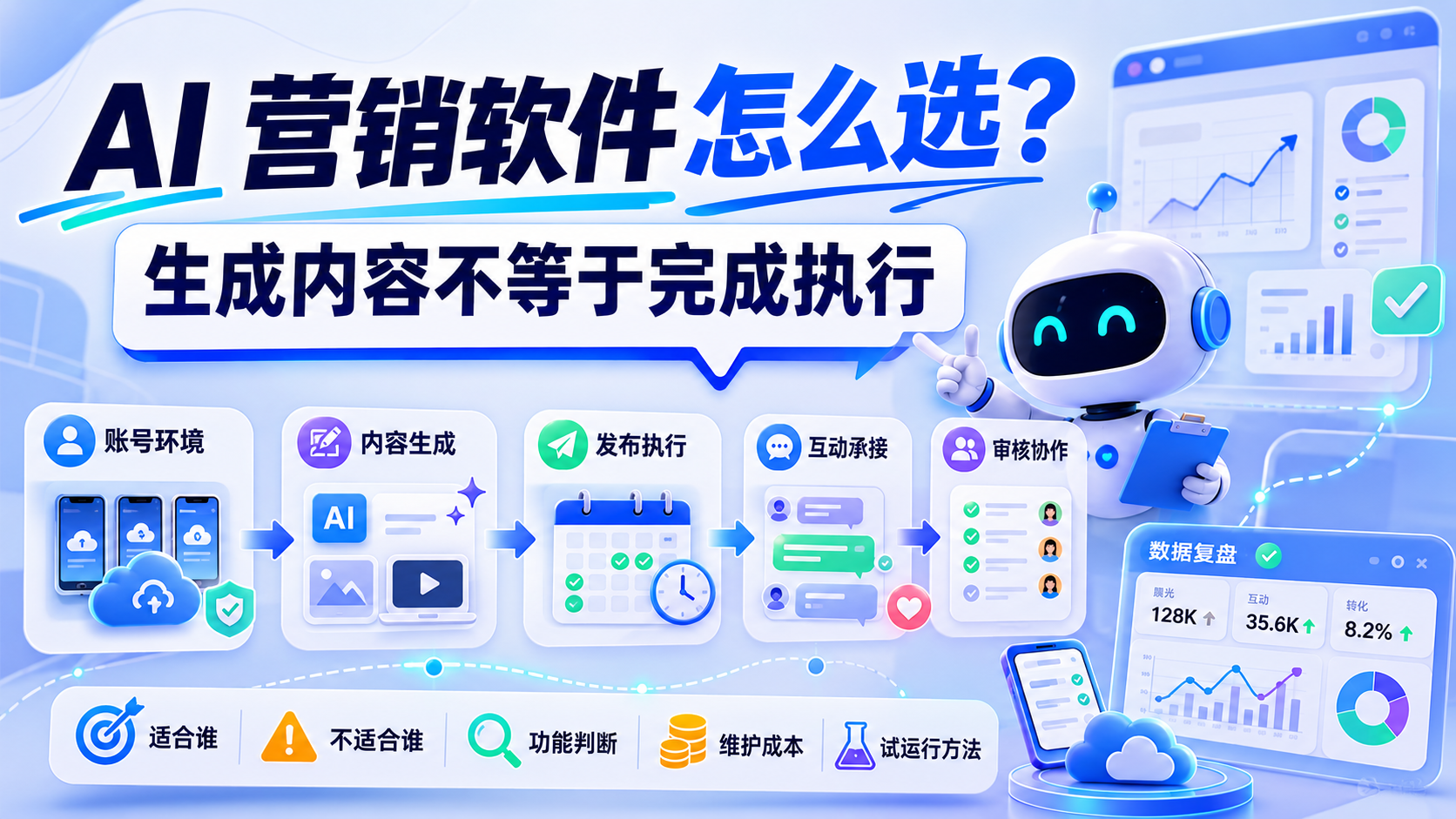 Cover illustration for AI 营销软件