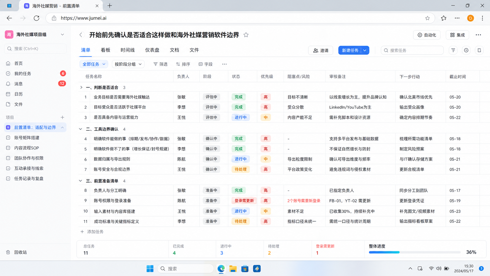 开始前先确认是否适合这样做和海外社媒营销软件边界示意图