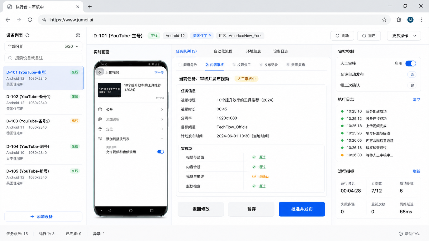 YouTube 自动化运营策略:频道矩阵团队的执行清单是什么示意图