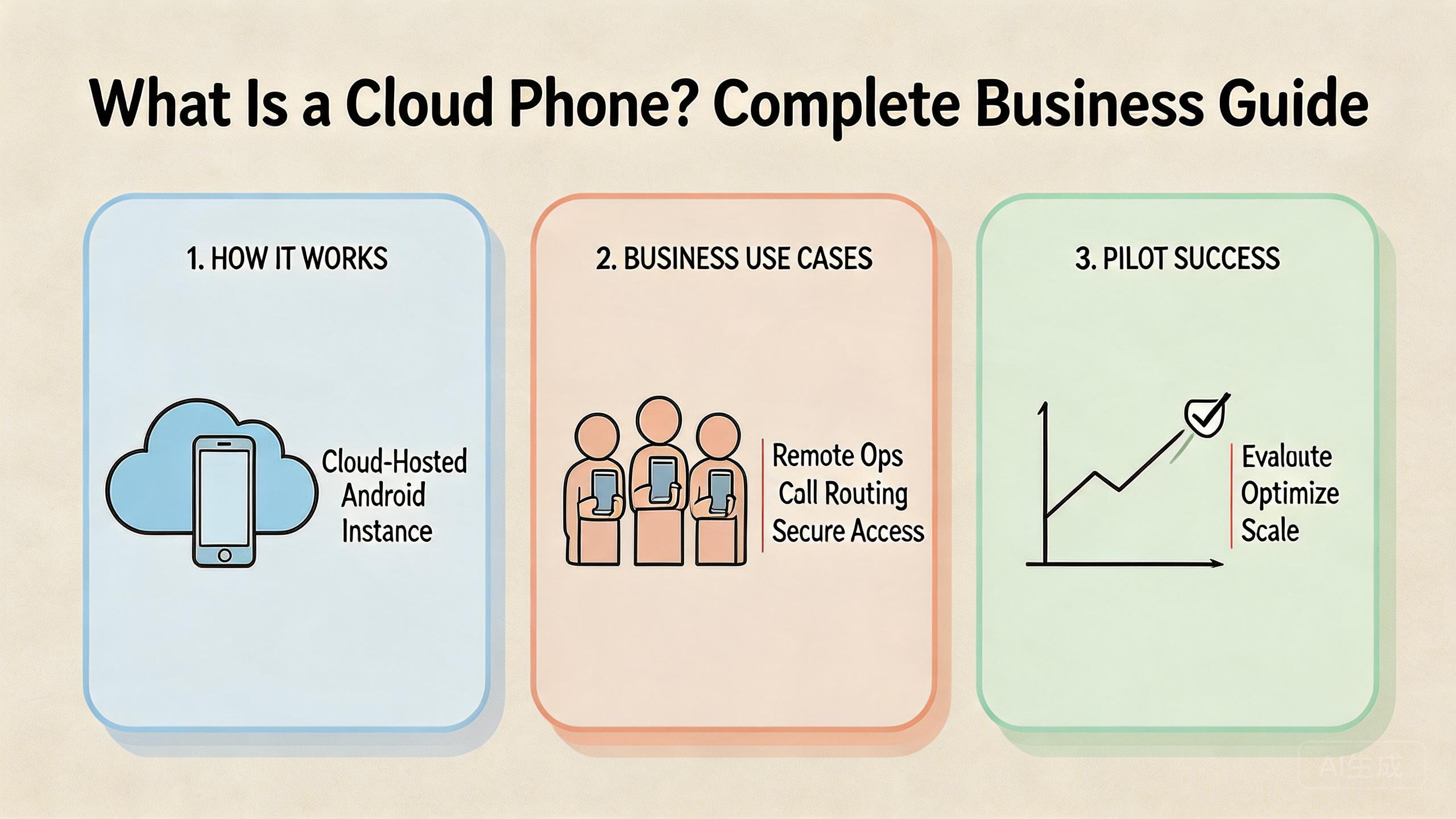 Cover illustration for cloud phone