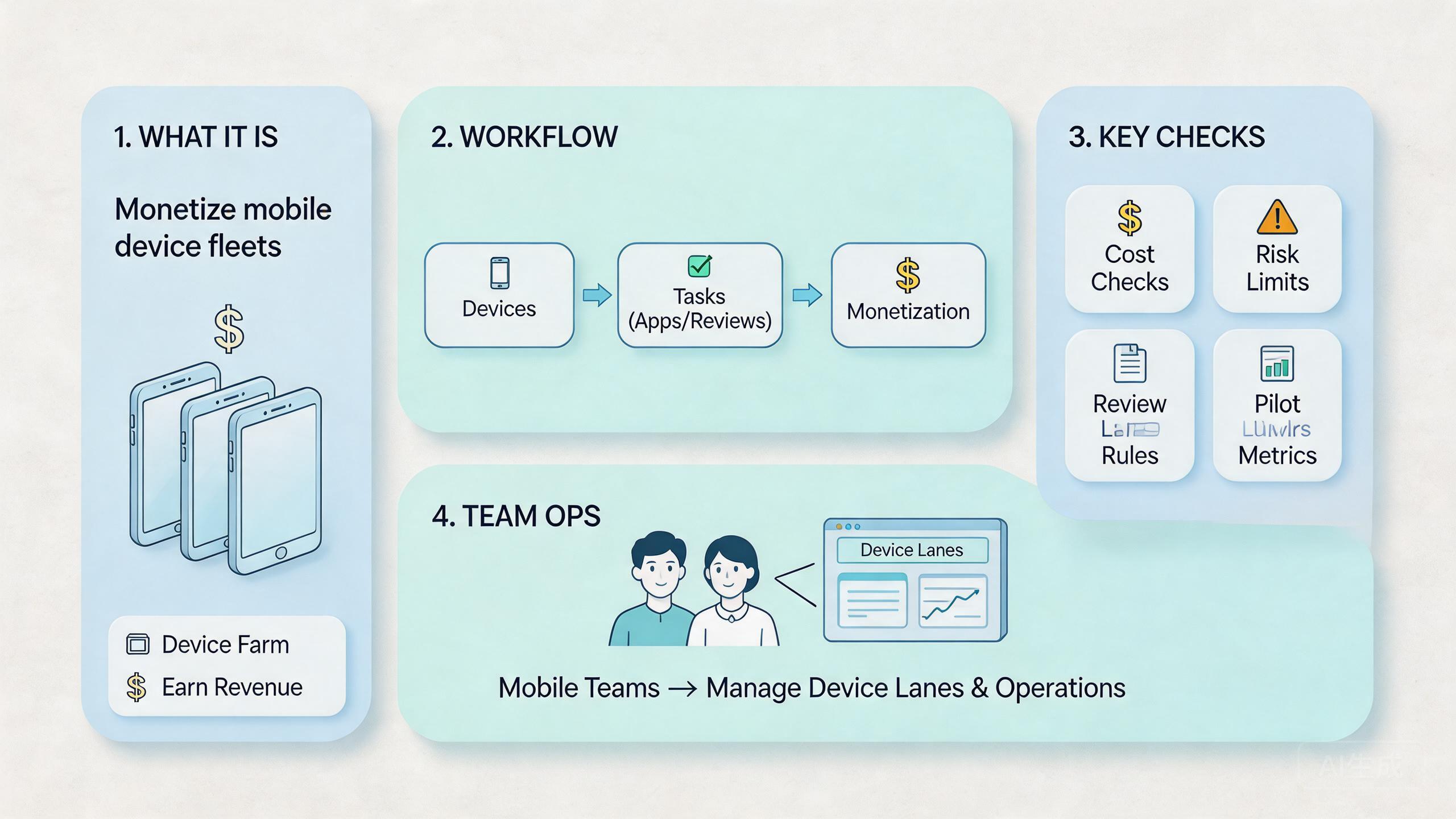 Explanatory illustration showing What Is Mobile Farm Monetization?