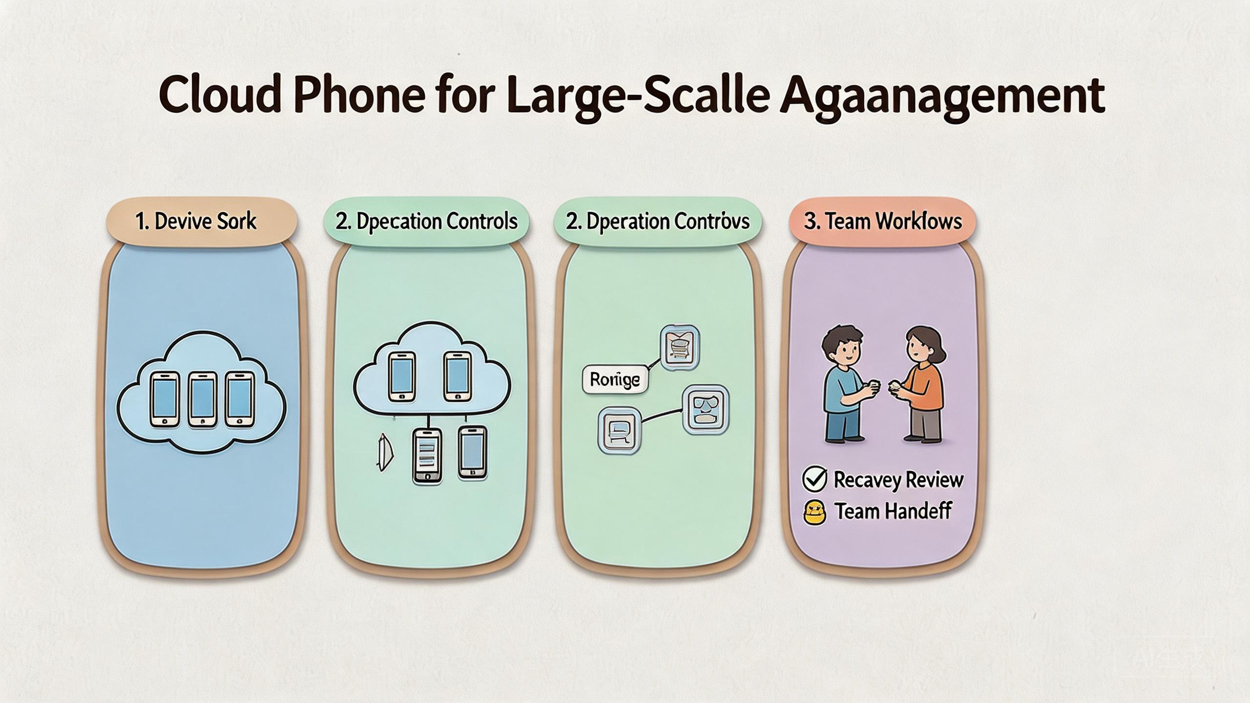 Cloud Phones for Large-Scale Account Management