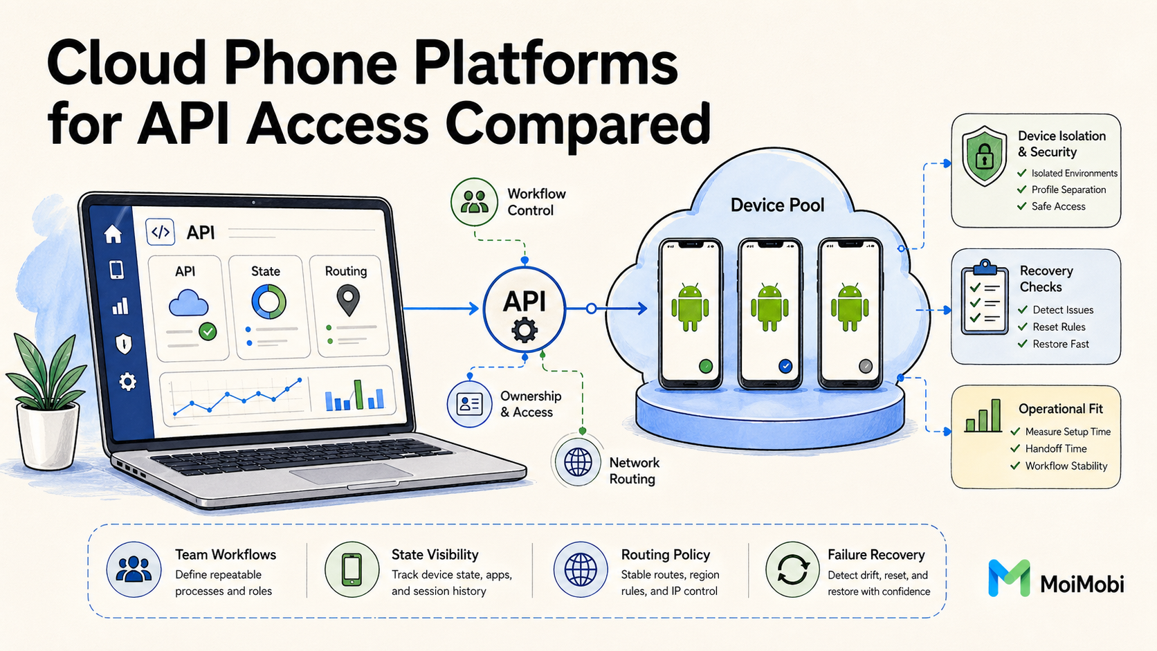 Cloud Phone Platforms for API Access Compared