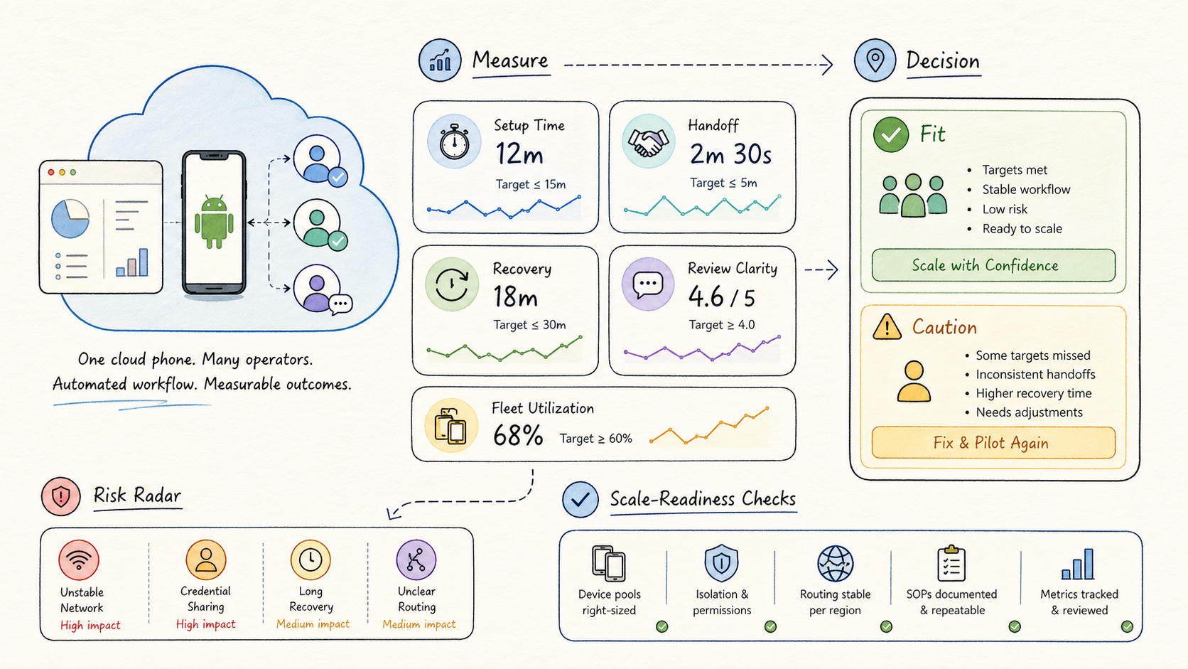 Part 3 explanatory illustration showing What Mobile Automation Means for Cloud Phone Teams