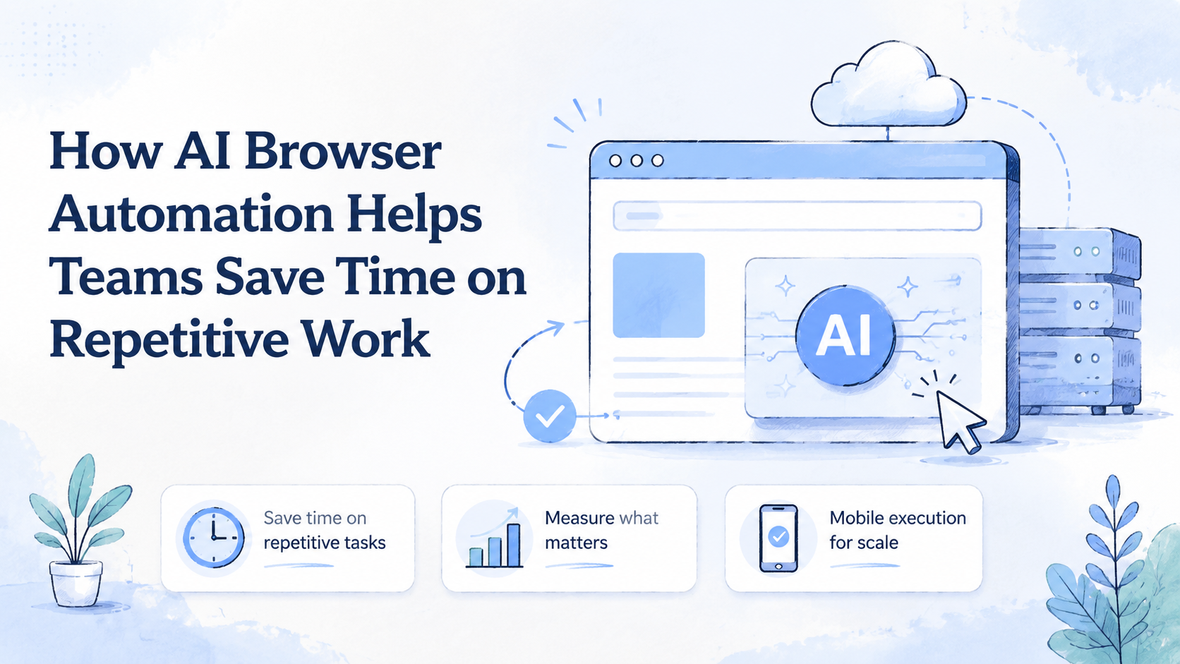 How AI Browser Automation Helps Teams Save Time on Repetitive Work