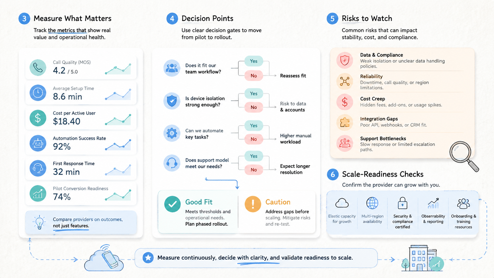Part 3 explanatory illustration showing The Core Idea Behind Cloud Phone Provider Comparison