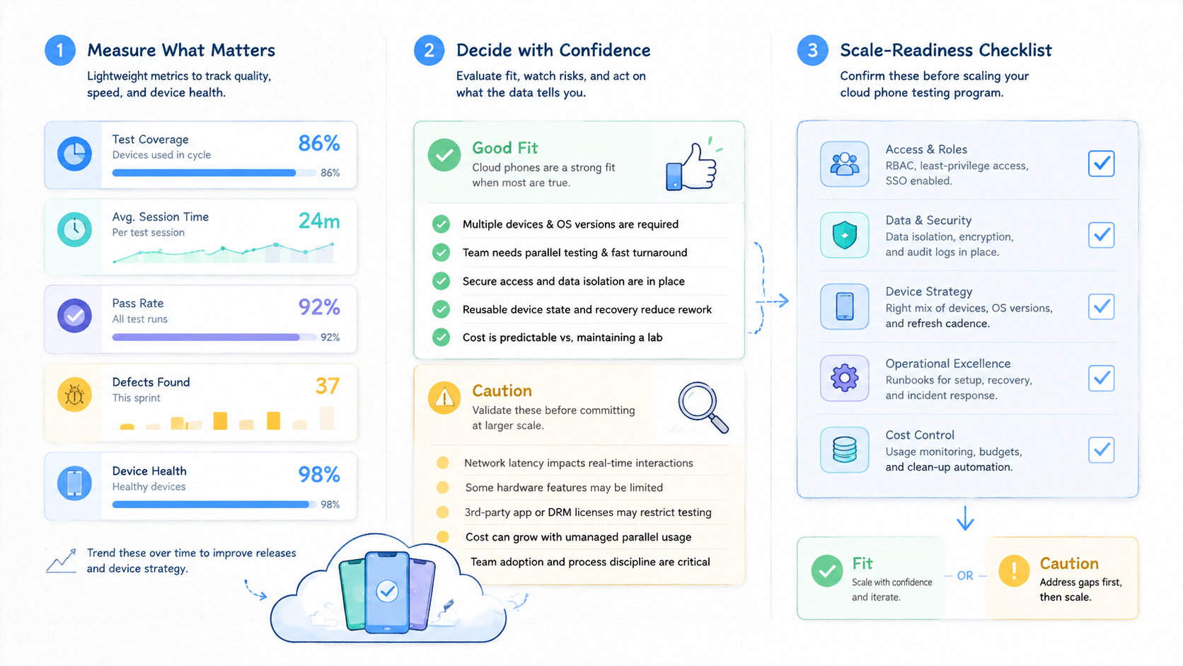 Part 3 explanatory illustration showing What Is Cloud Phones for Mobile App Testing Teams?