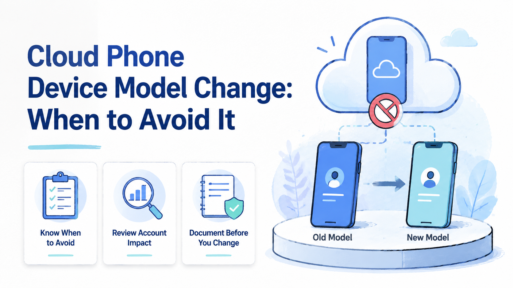 Cloud Phone Device Model Change: When to Avoid It