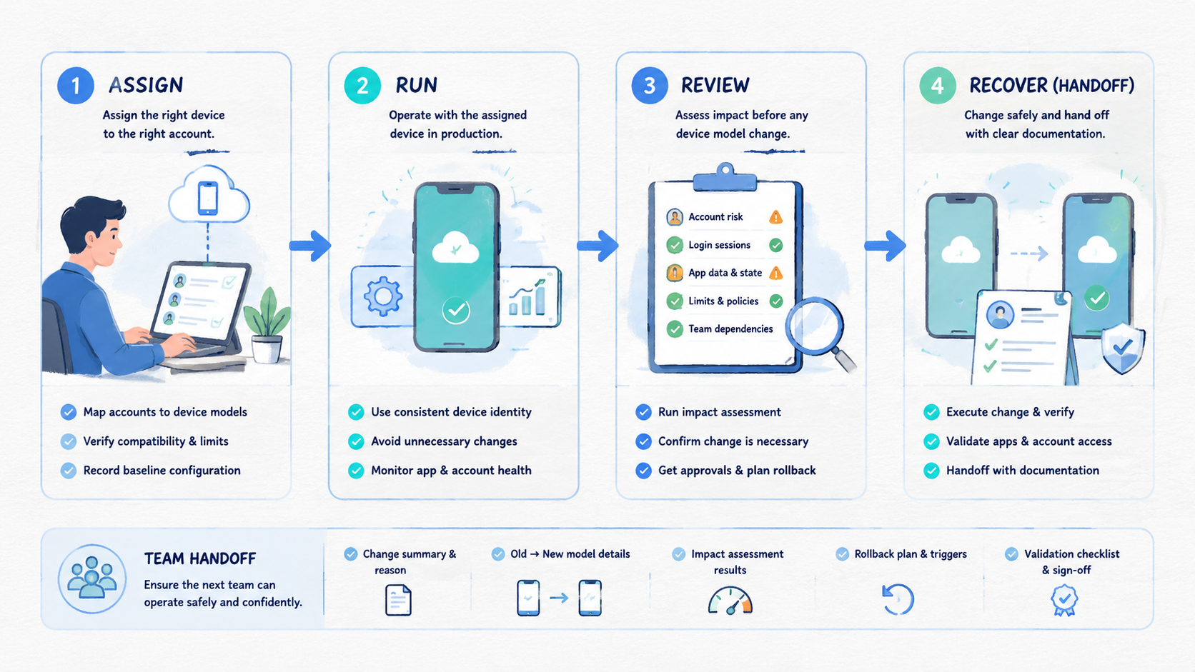 Part 2 explanatory illustration showing The Core Idea Behind Cloud Phone Device Model Change