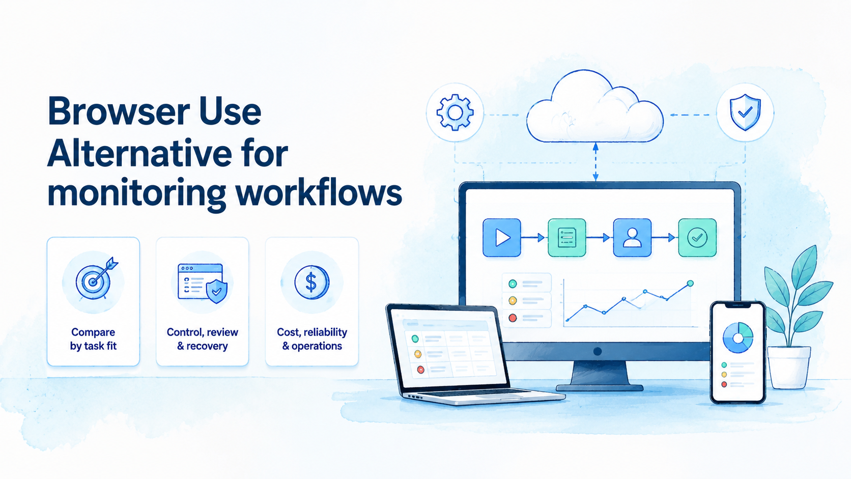 Browser Use Alternative for monitoring workflows