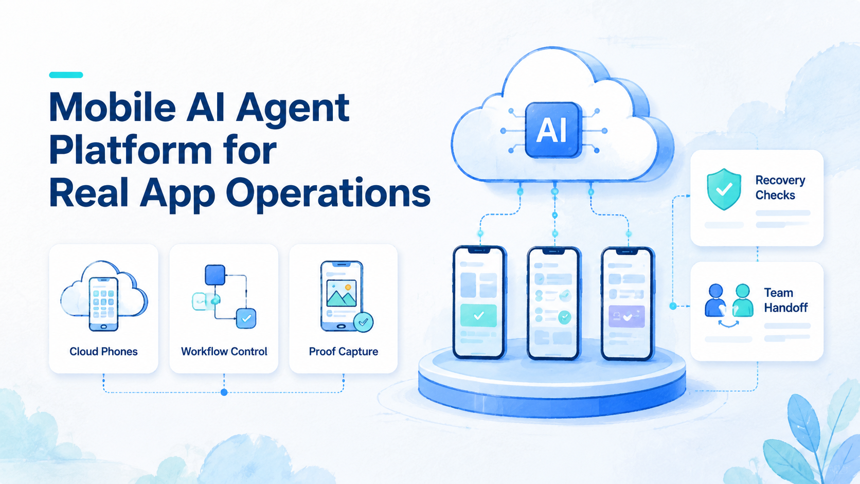 Mobile AI Agent Platform for Real App Operations