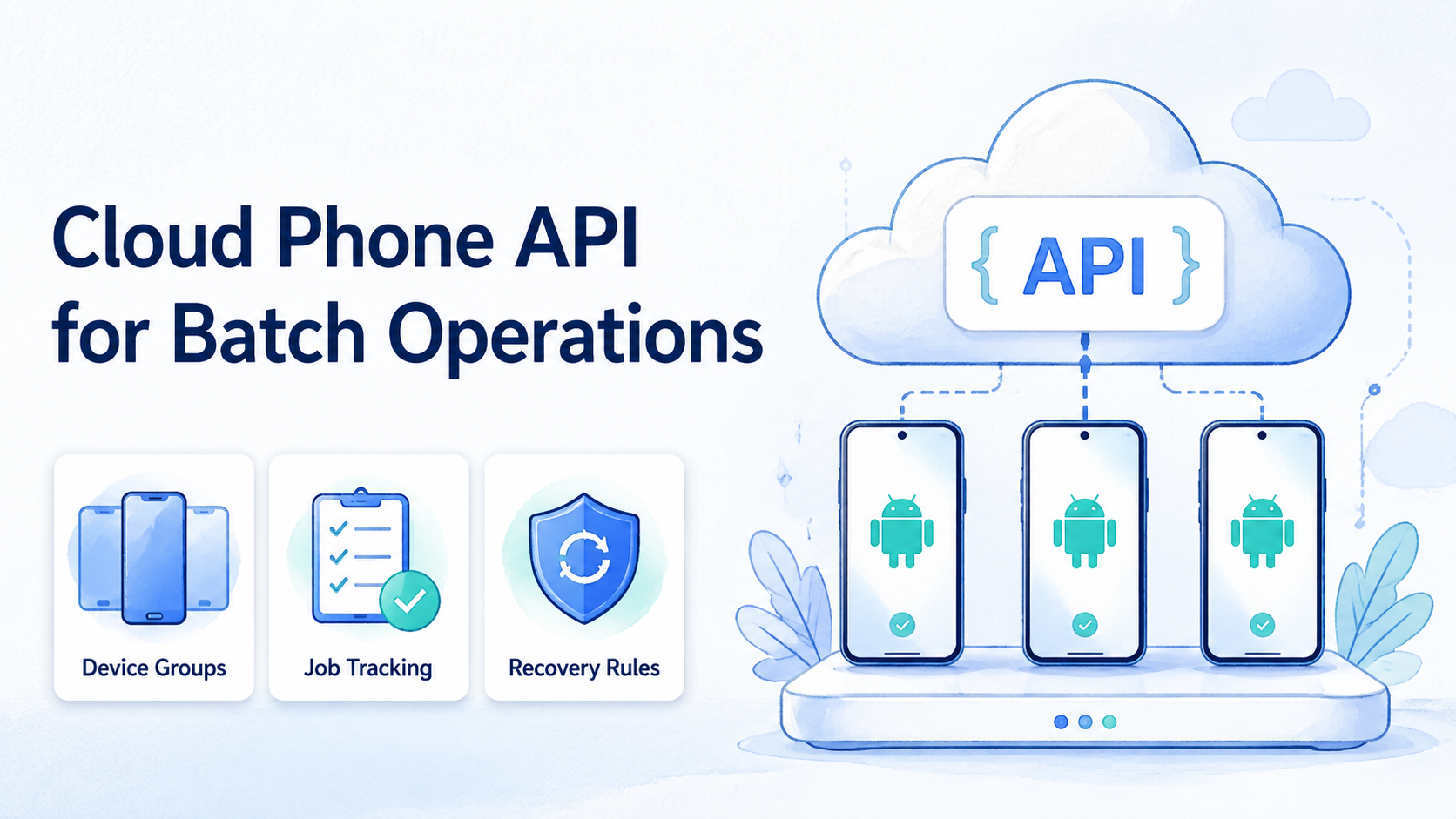 Cloud Phone API for Batch Operations