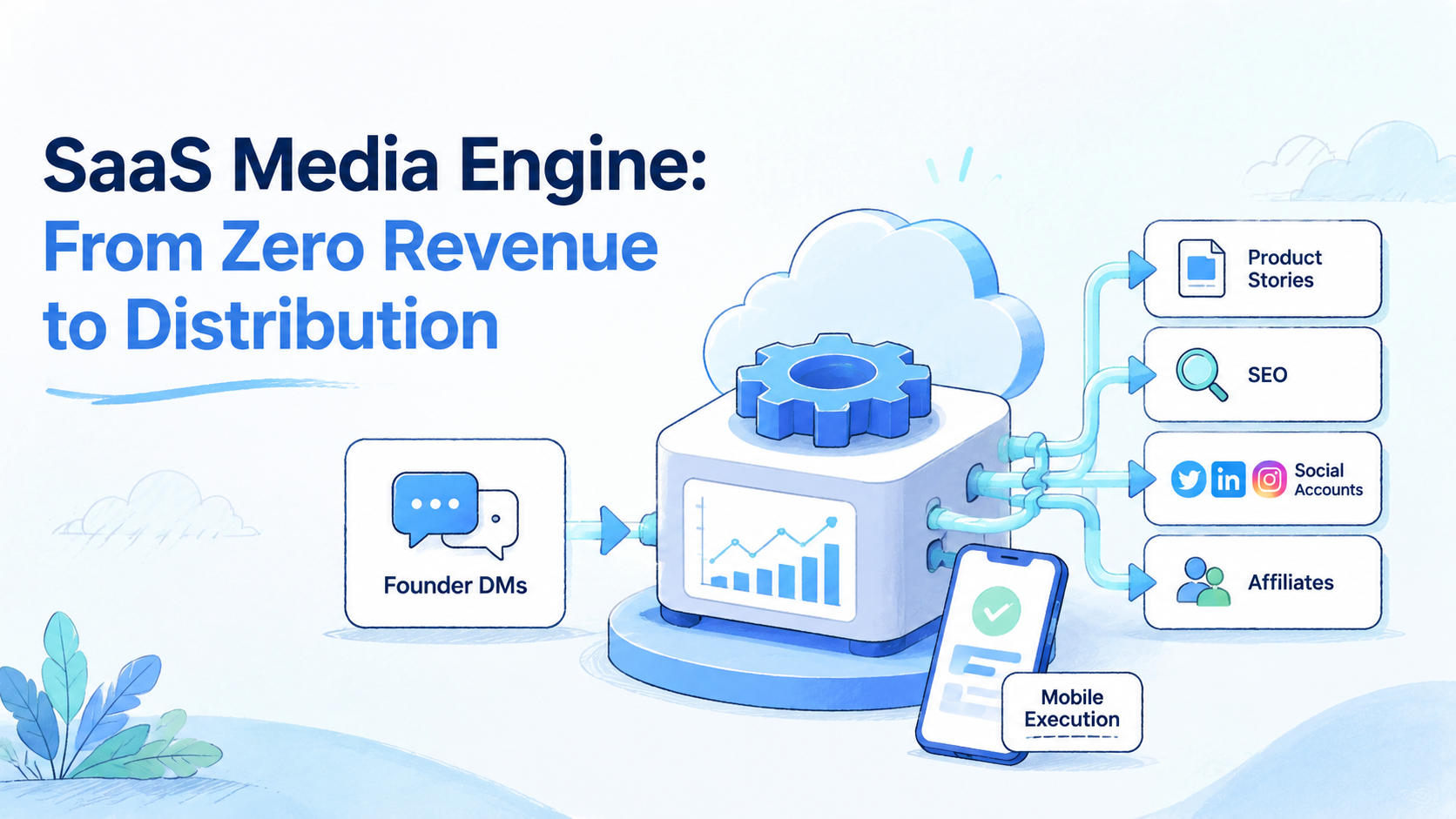 SaaS Media Engine: From Zero Revenue to Distribution