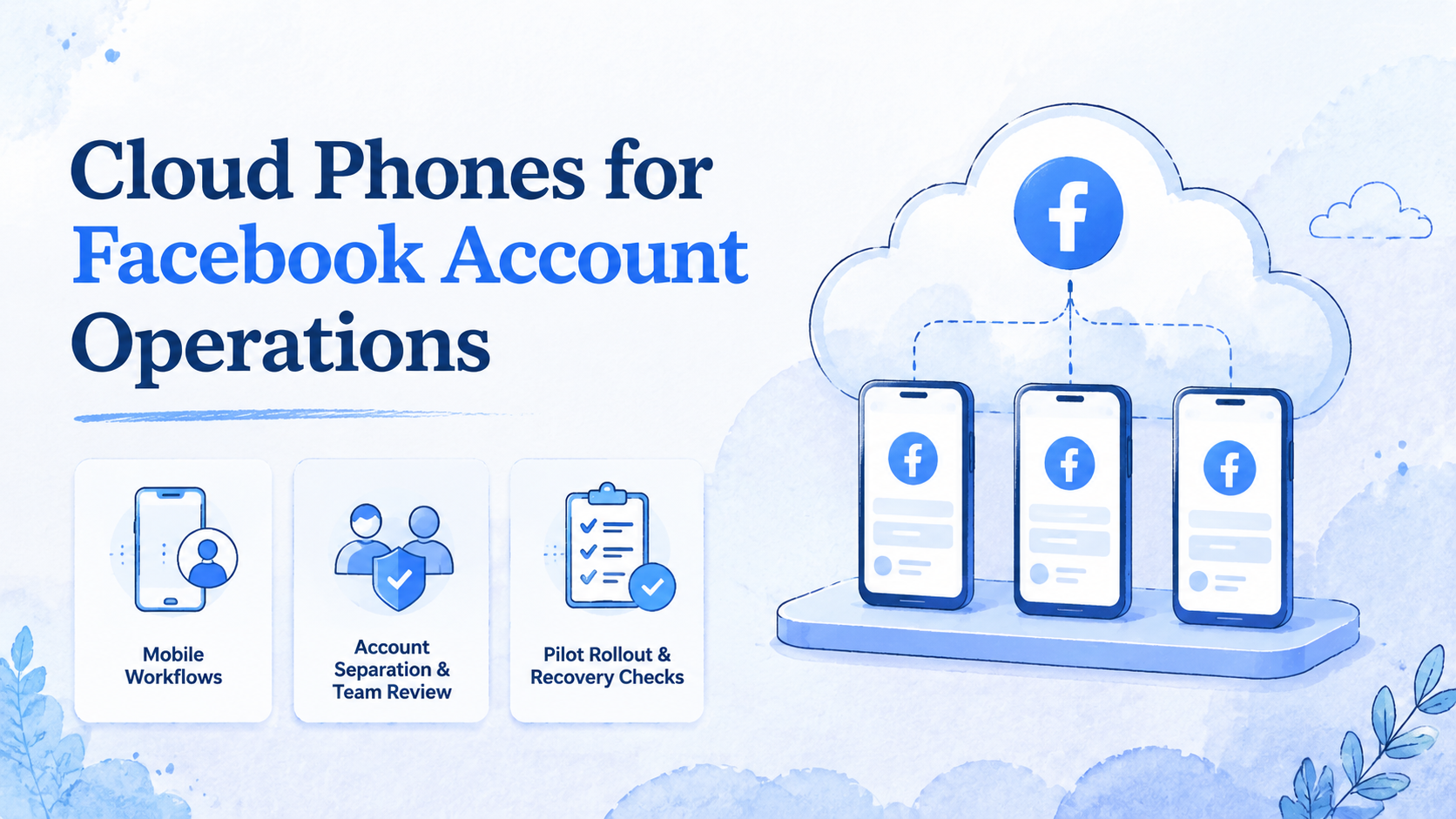 Cloud Phones for Facebook Account Operations