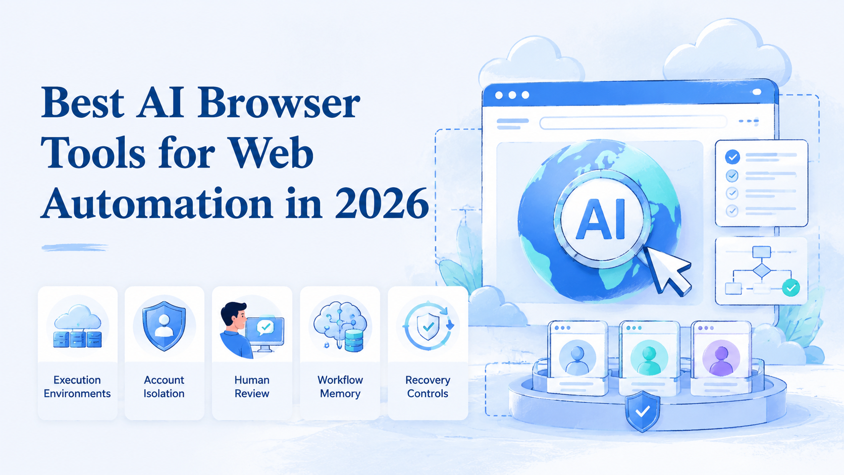 Cover illustration for AI browser