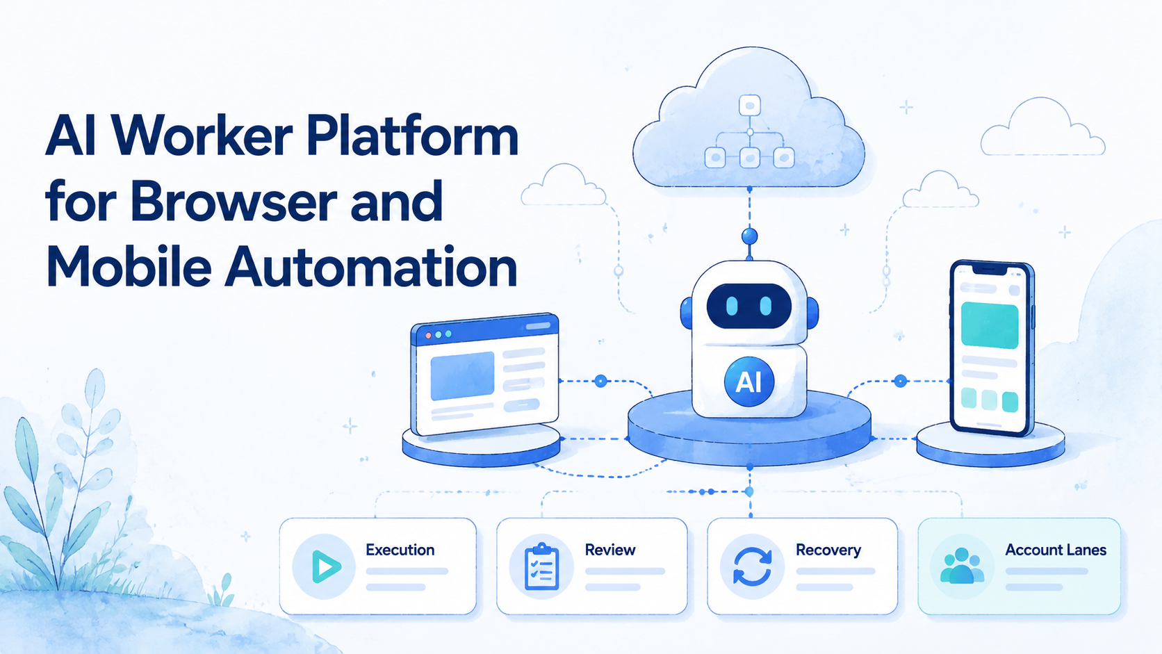 AI Worker Platform for Browser and Mobile Automation