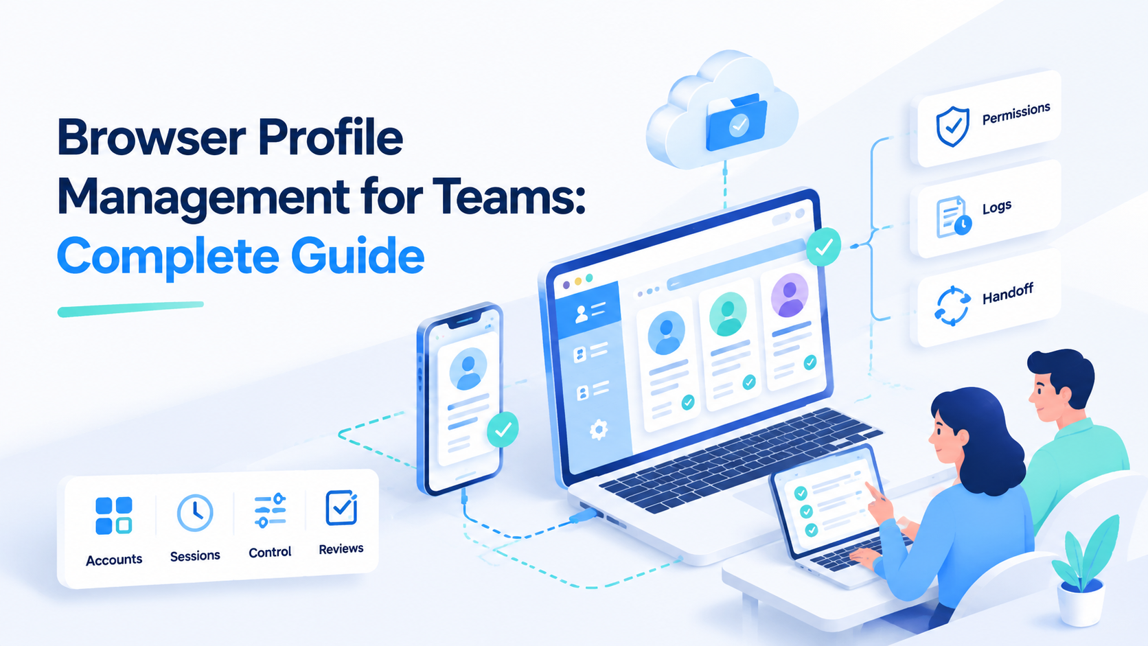 Cover illustration for browser profile management