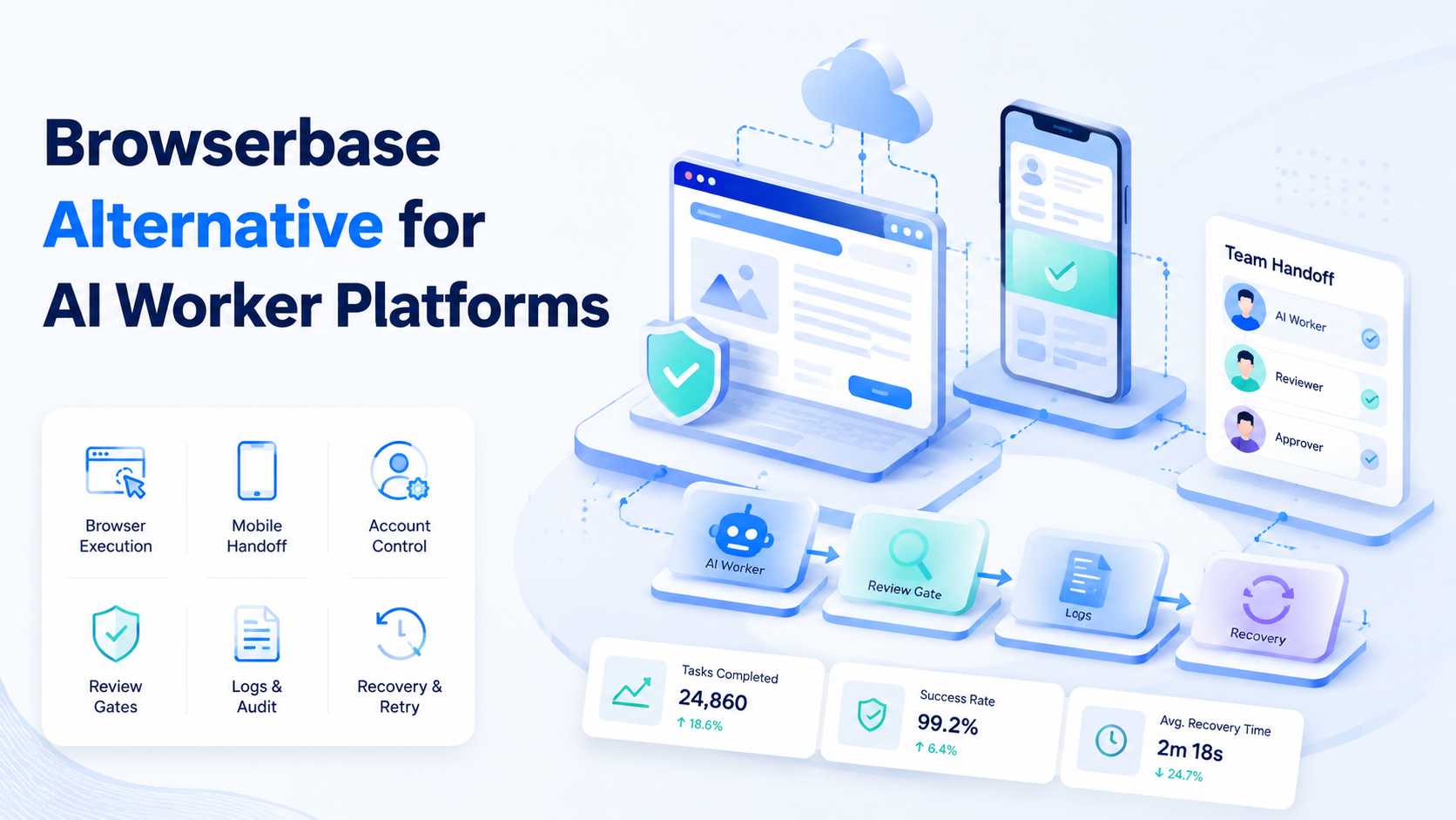 Browserbase Alternative for AI Worker Platforms