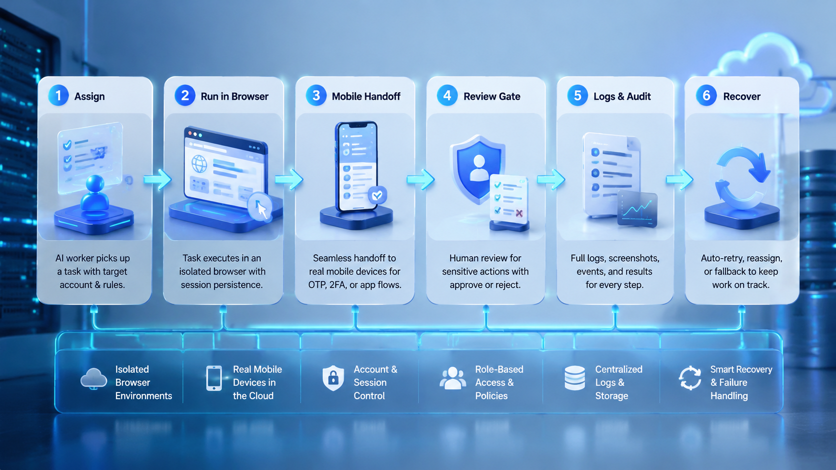 Part 2 explanatory illustration showing What a Browserbase Alternative Needs to Cover