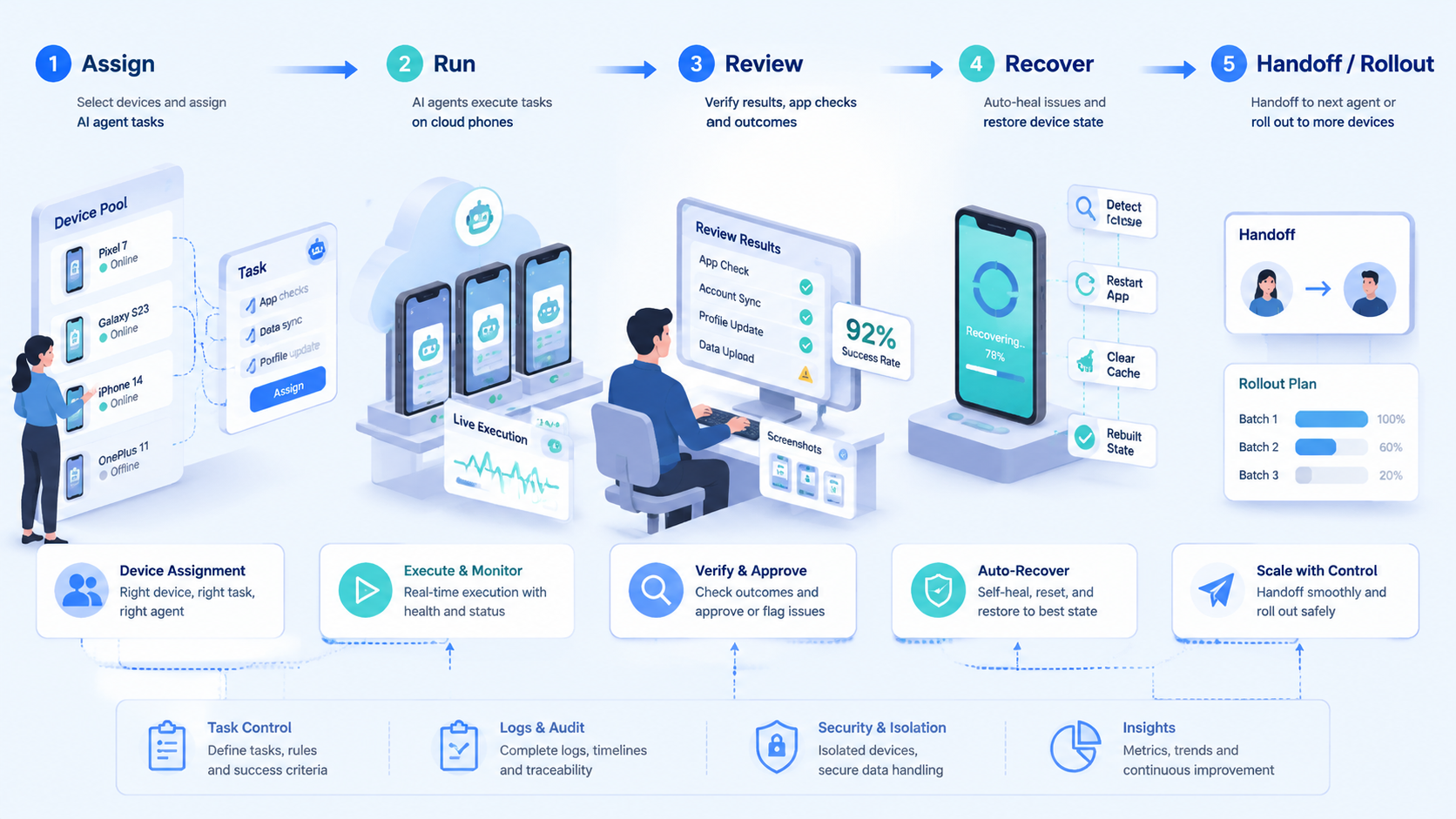 Part 2 explanatory illustration showing What a Cloud Phone Platform Must Provide