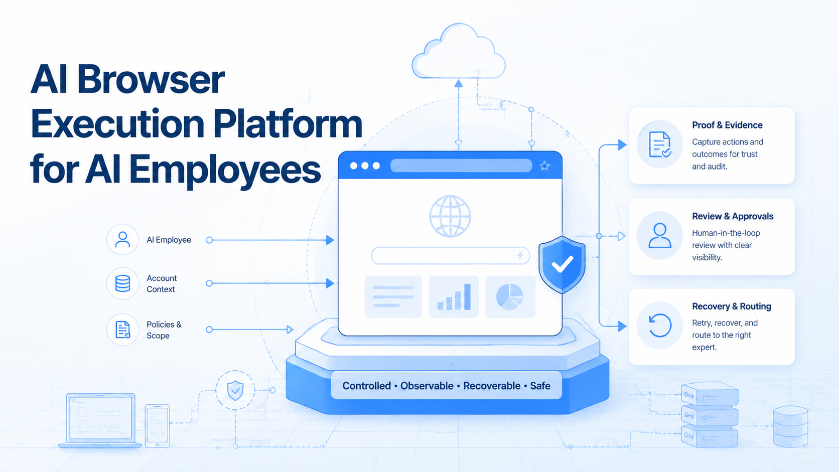 AI Browser Execution Platform for AI Employees