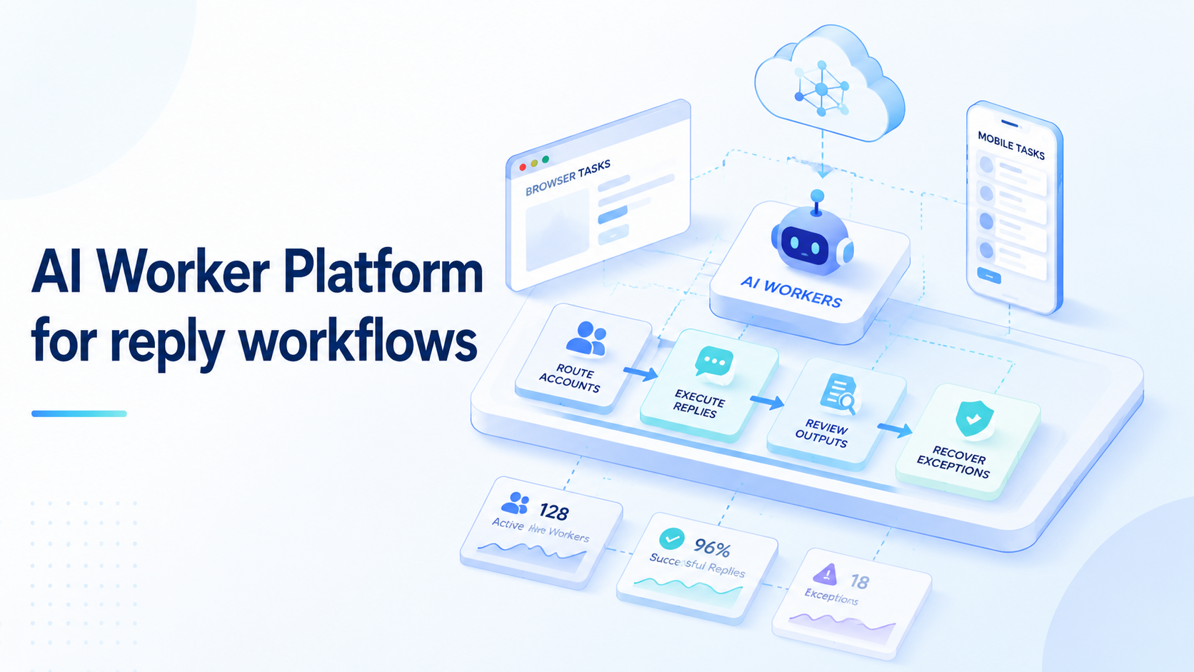 AI Worker Platform for reply workflows