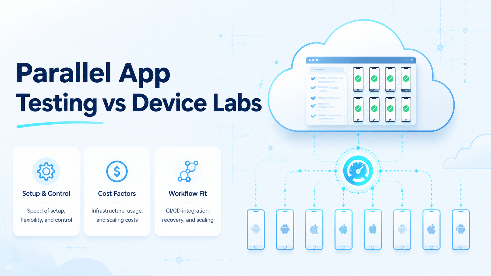 Cover illustration for parallel app testing