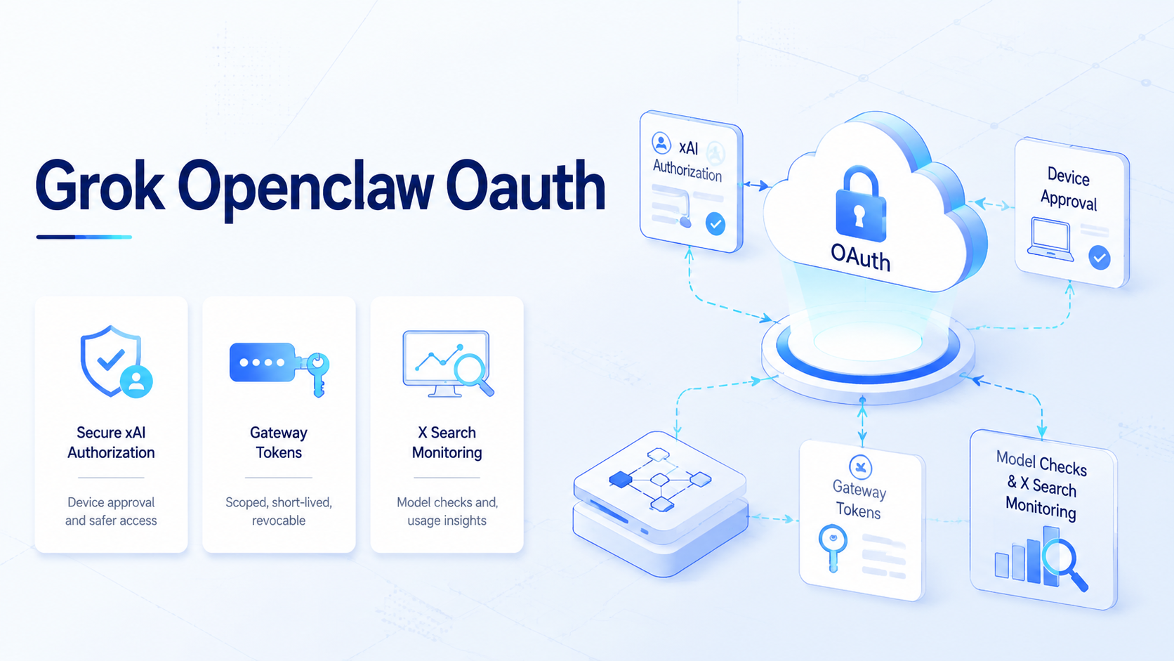 Cover illustration for Grok OpenClaw OAuth