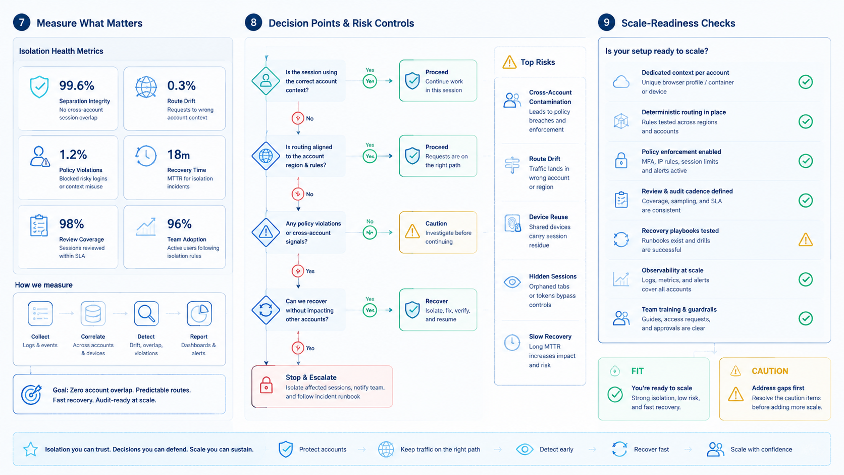 Part 3 explanatory illustration showing What Is Account Session Isolation?