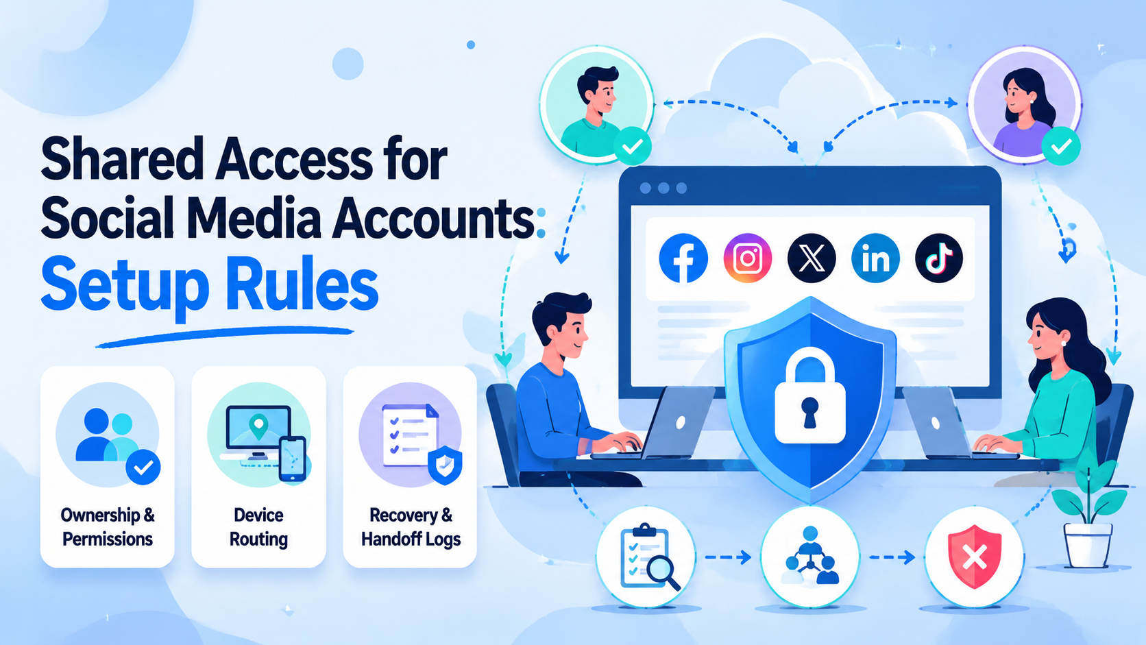 Shared Access for Social Media Accounts: Setup Rules
